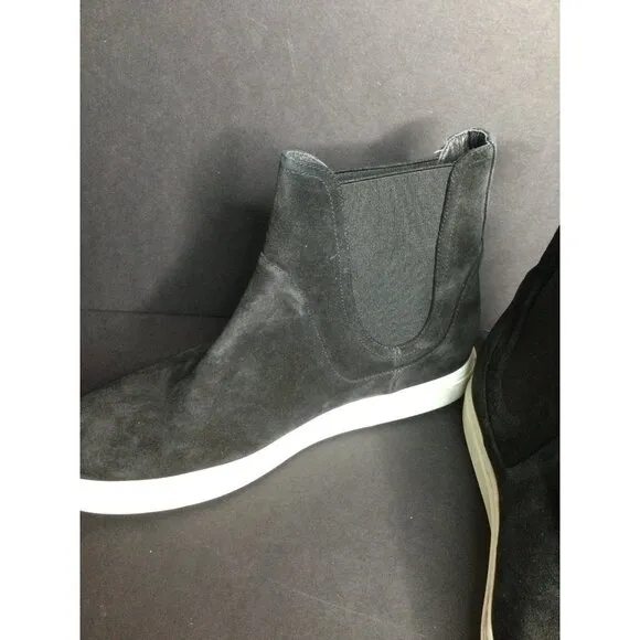 Vince Women's Nira Suede High-Top Slip on Suede Sneakers Almond Toe Size 8 M