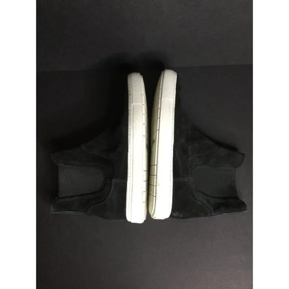 Vince Women's Nira Suede High-Top Slip on Suede Sneakers Almond Toe Size 8 M
