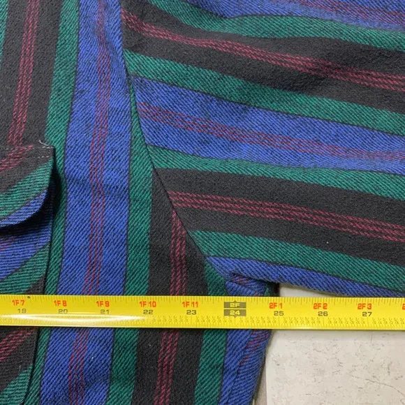 Vintage 80s 90s Thick Flannel Button Up‎ Shirt USA