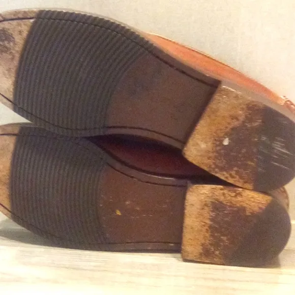 Vintage Cole Haan y2k County Slip On Genuine  Leather Tassels Man Shoes size 10