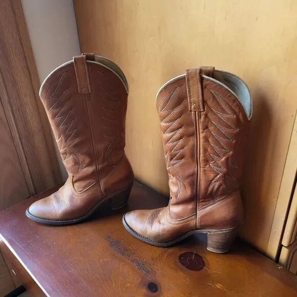 Vintage Dingo All Leather Boots - Size 7.5