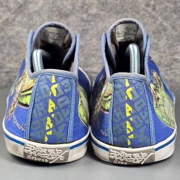 Vintage Ed‎ Hardy Men's 13 Shoes Slip On No Lace Skull Love Sneakers Y2K