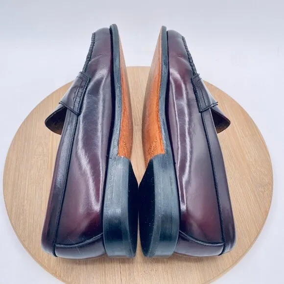 Vintage G H Bass Weejuns Shoes Mens 11 Brown Leather Penny Loafers Levin
