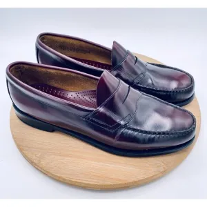 Vintage G H Bass Weejuns Shoes Mens 11 Brown Leather Penny Loafers Levin