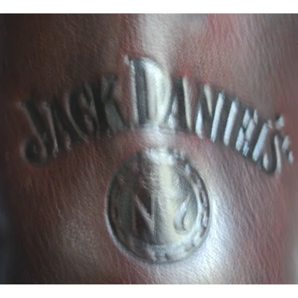 Vintage Jack Daniels Old No 7 Leather Cowboy Boots Made in USA Men's 8.5