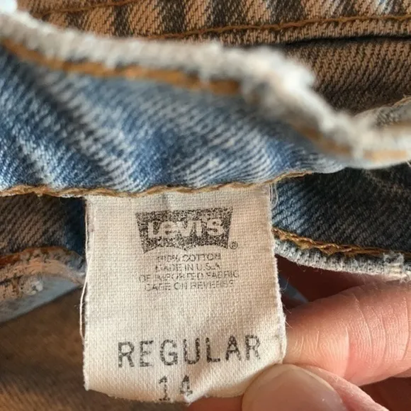 Vintage Levi Bermuda Shorts Rare Orange Label Vintage Made in the USA