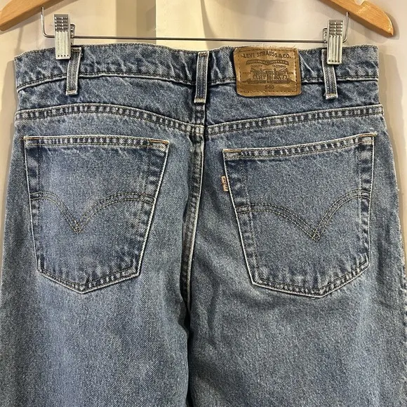 Vintage Levis 540 Jeans Mens 34X32 Blue Relaxed Fit Made In USA