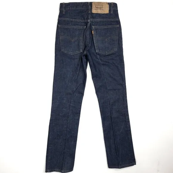Vintage Levis Jeans Mens 28x31 519-0217 Orange Tab 80's San Fransisco USA Made