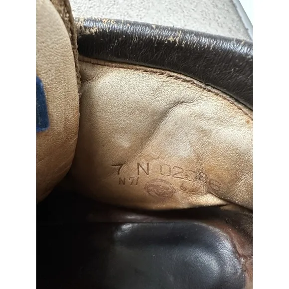 Vintage MENS Boots 80s VASQUE HIKING SUEDE LIGHT BROWN BOOTS, SIZE 7 N