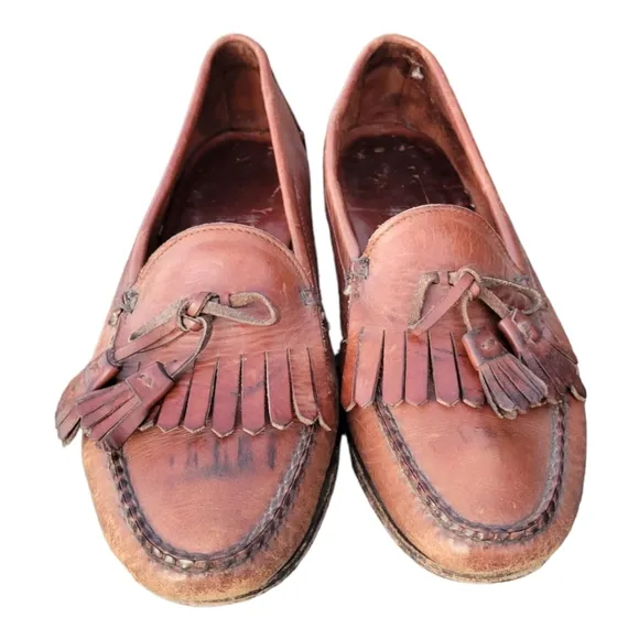 Vintage Ralph Lauren Polo Loafers/Genuine Leather Slip-On Dress Shoes 10.5