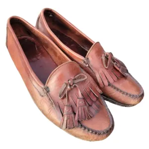 Vintage Ralph Lauren Polo Loafers/Genuine Leather Slip-On Dress Shoes 10.5