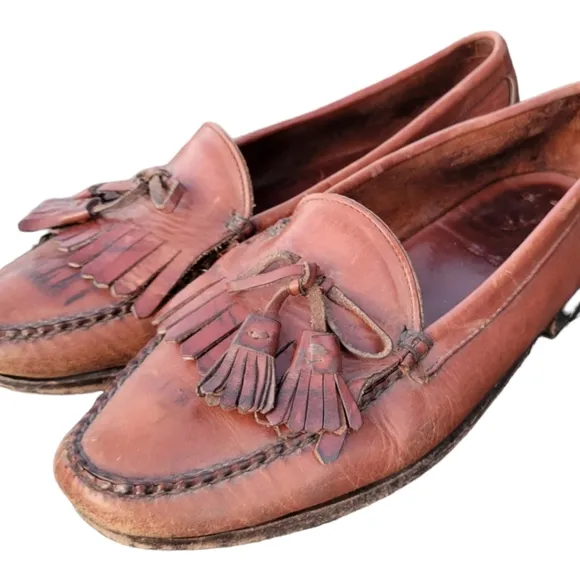 Vintage Ralph Lauren Polo Loafers/Genuine Leather Slip-On Dress Shoes 10.5