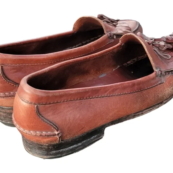 Vintage Ralph Lauren Polo Loafers/Genuine Leather Slip-On Dress Shoes 10.5