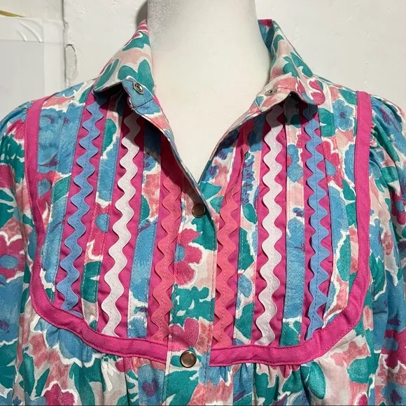 Vintage shirt dress i.magnin vintage 60s 70s MODELS COAT box:009: