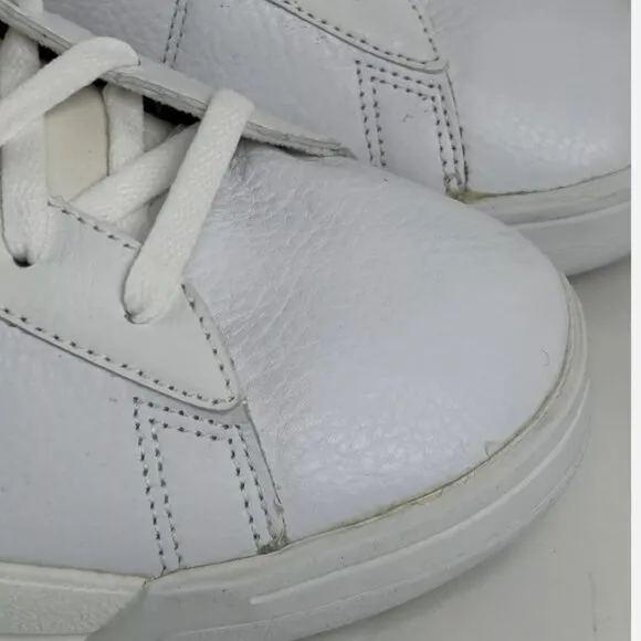 Vintage Unworn Nike Solid White Classic Sneakers Shoes Mens 14 Low Top