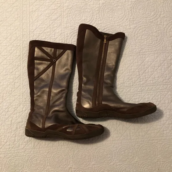 Vintage Y2K Diesel Run To leather boots. Size 9.