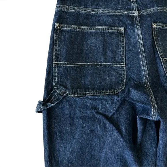 Vintage Y2K gap men’s carpenter denim jeans 100% cotton size 34x 32