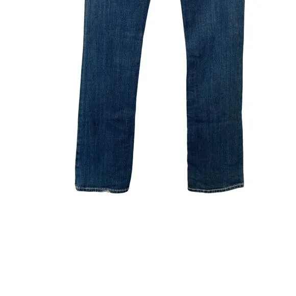 Vintage Y2K Miss Me Cross Embellished Back Pocket Low Rise Bootcut Jeans Size 29