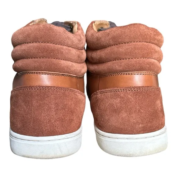 Vionic Mens Malcom Leather Sport High-Top Sneakers