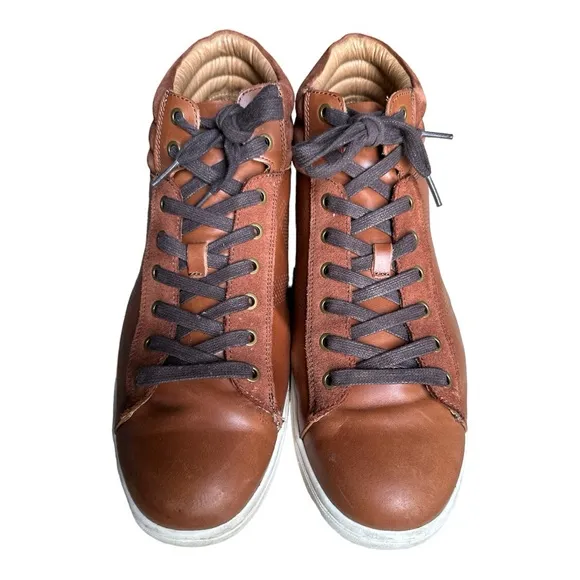 Vionic Mens Malcom Leather Sport High-Top Sneakers