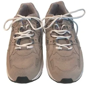 VIONIC Men’s Walker, Suede, Leather Sneakers, 10.5,  Color Grey