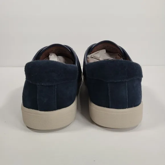 Vionic Navy Jean Suede Orthodic Sneakers Women Size 9.5W
