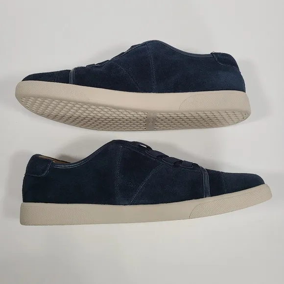 Vionic Navy Jean Suede Orthodic Sneakers Women Size 9.5W