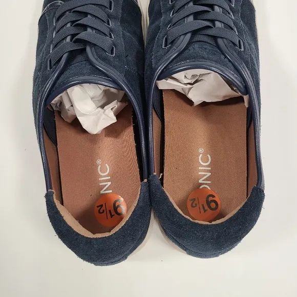 Vionic Navy Jean Suede Orthodic Sneakers Women Size 9.5W