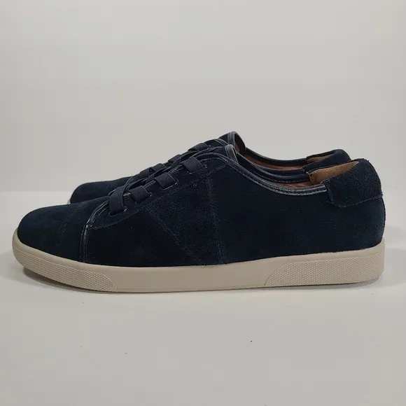 Vionic Navy Jean Suede Orthodic Sneakers Women Size 9.5W