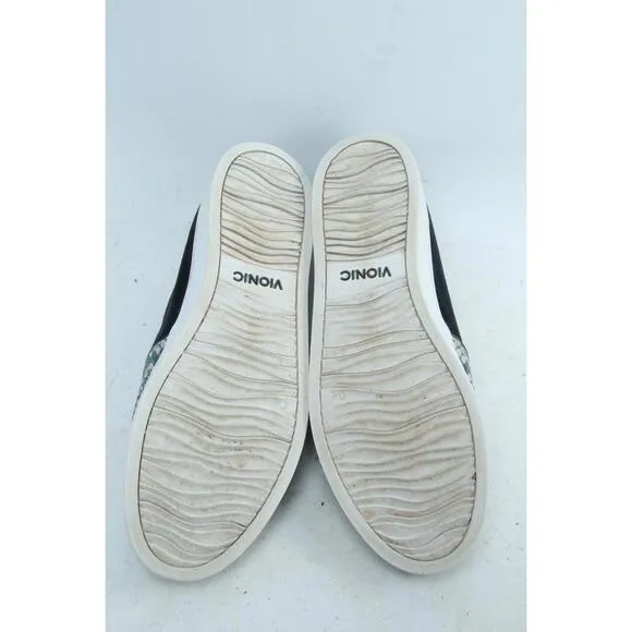 Vionic Splendid Midi Slip On Sneaker Casual Faux Snake Women's Shoes Sz 11