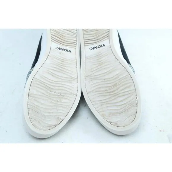 Vionic Splendid Midi Slip On Sneaker Casual Faux Snake Women's Shoes Sz 11