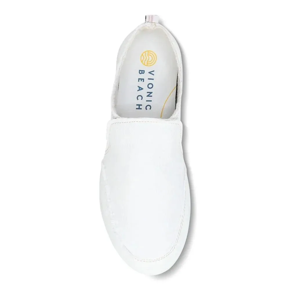 Vionic Women's Beach Malibu Slip-On Cream Sneaker