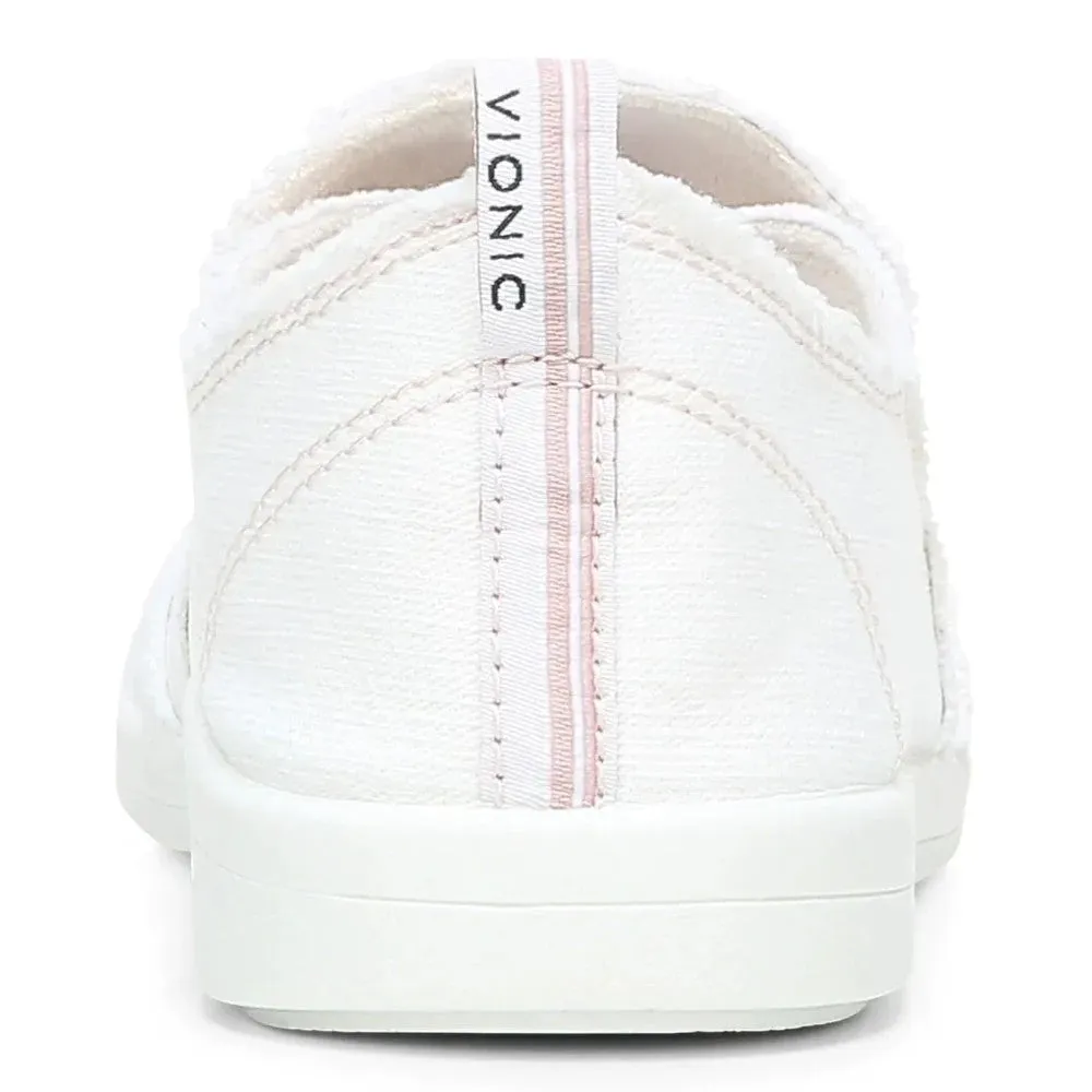 Vionic Women's Beach Malibu Slip-On Cream Sneaker