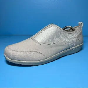 Vionic Womens Denver Silver Grey Slip On Shoes 10