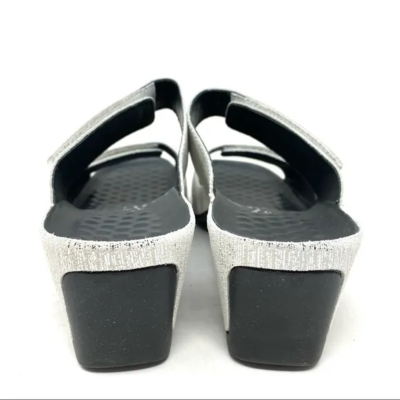 Vital Shoes tor silber mules in silver