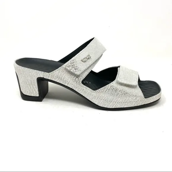 Vital Shoes tor silber mules in silver
