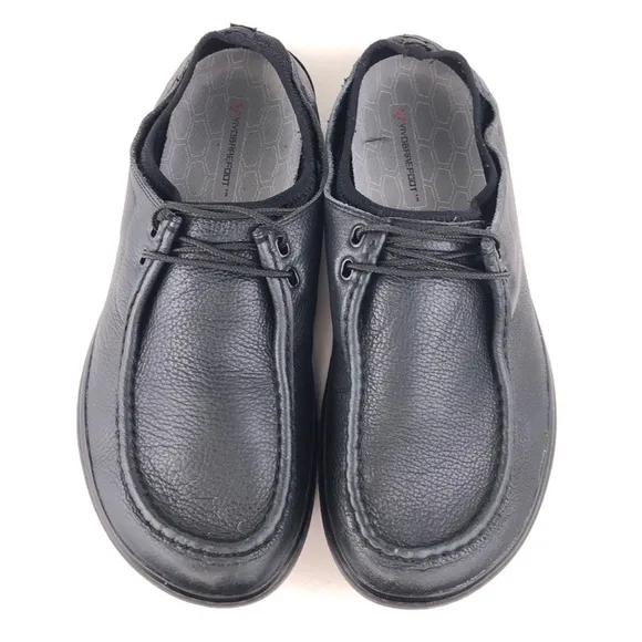 VivoBarefoot Oak Black Leather Moc Toe Shoes EUR 46