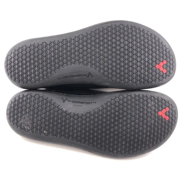 VivoBarefoot Oak Black Leather Moc Toe Shoes EUR 46