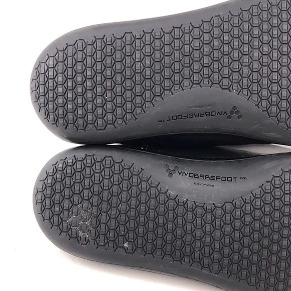 VivoBarefoot Oak Black Leather Moc Toe Shoes EUR 46