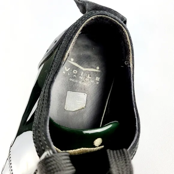 Voile Blanche Green Patent Sneakers