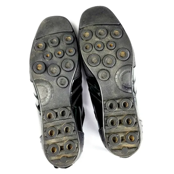 Voile Blanche Green Patent Sneakers