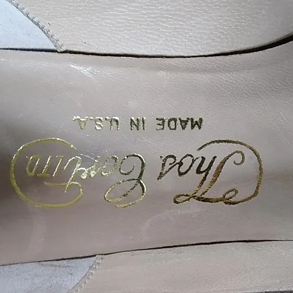 VTG Genuine Reptile Cort Ltd Reno Lake Tahoe Leather Women's Heels Shoes Sz 7.5