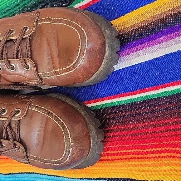 Vtg Red Wings Boots