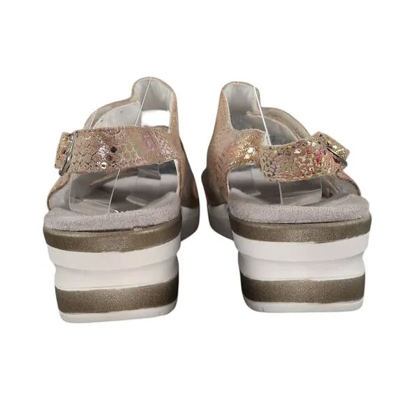 Waldlaufer Shoes Women 41 Sandals Fashion Comfort Leather Adjustable Straps Pink