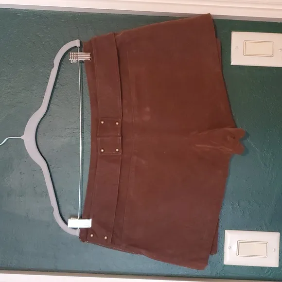 We The Free Micro Mini Suede Skort