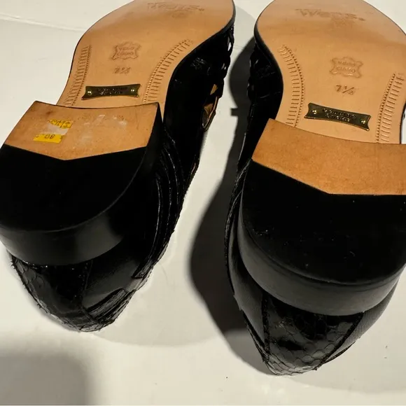 Wens Genuine Snake Skin Shoes Size 7.5