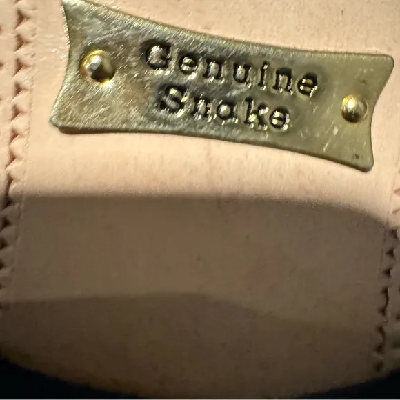 Wens Genuine Snake Skin Shoes Size 7.5