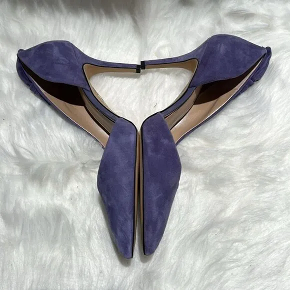 WHBM Purple suade pumps 9.5.  B72