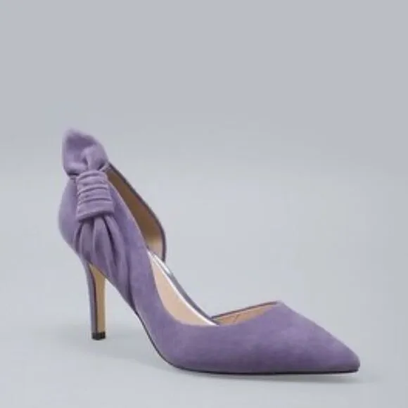 WHBM Purple suade pumps 9.5.  B72