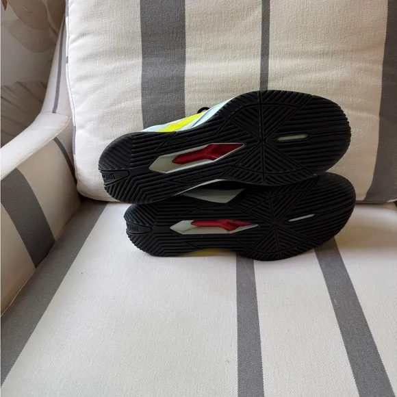 Wilson Black and Neon Green Athletic Shoes